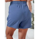 DStreet Spodenki damskie materiałowe SUMMER TRIP niebieskie | Shoptok.si