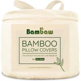 Bambaw Prevleke za blazine iz bambusa 40 x 60 cm, 2-​delni set - Ivory | Shoptok.si