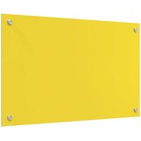  Kuhinjski zid Žuta 80 x 50 cm Staklo otporno na udarce | Shoptok.si