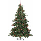  Umjetno božićno drvce s nogom Zelena 180 cm PVC i čelik | shoptok.hr
