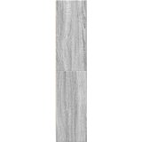 vidaXL Knjižna omara siva sonoma 60x24x109 cm inženirski les | Shoptok.si