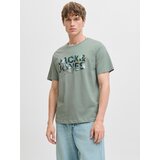 Jack & Jones Majica 'JJGEPLAS' zelena / maslinasta / sivkasto zelena / kraljevski zelena | shoptok.hr