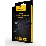  HDMI adapter GEMBIRD A-HDMIM-DPF-01 Active 4K HDMI to DisplayPort adapter, black | Eponuda.ba