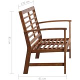  4-dijelna vrtna garnitura od masivnog bagremovog drva | shoptok.hr