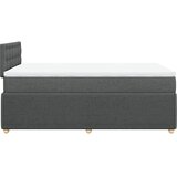  Krevet box spring s madracem tamnosivi 120 x 190 cm tkanina | shoptok.hr