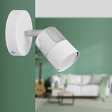  LED zidna spot svetiljka TUBSSON 1xGU10/4,8W/230V bela/sjajni hrom | Eponuda.com