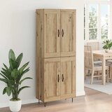  Highboard Umjetnički hrast 69,5 x 34 x 180 cm Konstruirano drvo | shoptok.hr