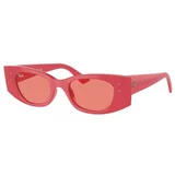 Ray-ban RB4427 676084 ONE SIZE (49) Rdeča/Roza