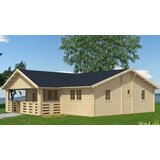 Male kuće Drvena kuća LETONIA 972 &amp;times; 1074 cm &amp;ndash; bez zavr&amp;scaron;nog krovnog pokrova Slike