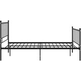  Okvir za krevet crni metalni 120 x 200 cm | shoptok.hr