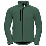 RUSSELL Green Men's Soft Shell Jacket