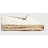 Tommy Hilfiger Espadrile TH EMBROIDERED FLATFORM bež barva, FW0FW07014 | Shoptok.si
