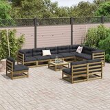  11-dijelni set vrtnih sofa od impregnirane borovine | shoptok.hr