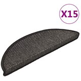  Samoljepljivi otirači za stepenice 15 kom 56x17x3 cm antracit | shoptok.hr