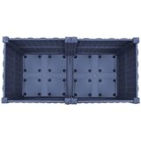  Vrtni saksija s kotačima Plavo Sivo 80 x 40 x 48 cm PP | shoptok.hr