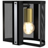  Zidna lampa KAGA 1xE27/60W/230V crna/zlatna | Eponuda.com