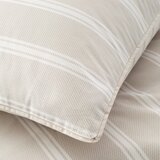 Bianca Bež bombažna posteljnina za zakonsko posteljo/podaljšana 230x220 cm Ashford Stripe – | Shoptok.si