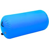  Gimnastički valjak na napuhavanje s crpkom 120x75 cm PVC plavi | shoptok.hr