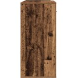 vidaXL Strani šal s predalom s polico Stari les 79 x 38 x 80 cm Konstruiran les | Shoptok.si