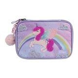 STREET Ovalna pernica Compact Multi Lovely Unicorn Cijene