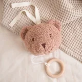 musical Toy Bear Mika viseća igračka kontrastnih boja s melodijom 1 kom