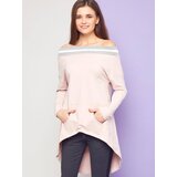 mi...mi Sweatshirt I... Mi with a wide neckline pink | Shoptok.si