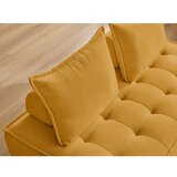 Bobochic Paris Gorčično rumena sedežna garnitura iz tkanine bouclé 175 cm Elisa – | Shoptok.si