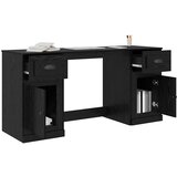  Stol s ormarom Crni hrast 154,5 x 50 x 75 cm Konstruirano drvo | shoptok.hr
