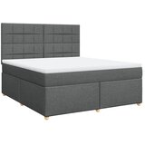  Okvir kreveta s oprugama i madrac svjetlosivi 180x200cm tkanina | shoptok.hr