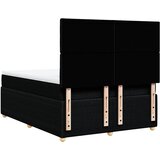  Krevet s oprugama i madracem crni 140x200 cm od tkanine | shoptok.hr