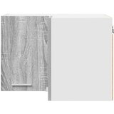 vidaXL Viseča omarica Riga Siva Sonoma in bela 57 x 57 x 40 cm | Shoptok.si