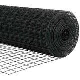  Ograda s postovima Siva 0,8 x 25 m Čelik i PVC | shoptok.hr