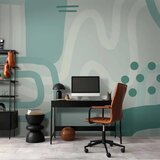  Foto tapeta - Geometric forms and patterns - abstract background with turquoise patterns 250x175 | shoptok.hr