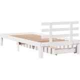  Okvir kreveta s ladicama bez madraca bijeli 100x200 cm | Eponuda.com