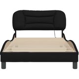  Okvir za krevet bez madraca Hvar crni 100x200 cm od tkanine | shoptok.hr