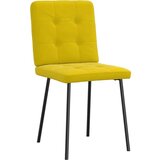 vidaXL Jedilni stoli 2 kosa rumen žamet | Shoptok.si