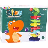  Šareni i prijateljski tobogan za igru s lopticama - dinosaur | shoptok.hr