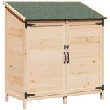  Vrtna Šupa Prirodna 106,5 x 56 x 113,5 cm Čvrsto drvo jele | shoptok.hr