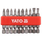 Yato komplet nasvetov / bitov 50 mm 10 psov Ravna mešanica/pH/PZ 0483, (21107771) Cene
