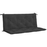  Jastuk za vrtnu klupu crni 120 x (50+50) x 7 cm tkanina Oxford | shoptok.hr