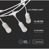  Spoljašnja svetlosna girlanda STRING, 15x E27 (maks. 40 W), 230 V, 15 m, IP65 | Eponuda.com