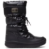 Tommy Hilfiger Gležnjarji T3A634053BLACK Črna Cene