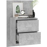  Stenska nočna omarica betonsko siva, (20730137) | Shoptok.si