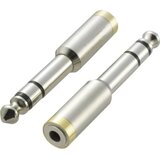 SpeaKa Professional Jack audio adapter KKA-635 [1x jack utikač 6.35 mm - 1x jack utičnica 3.5 mm] srebrna | Eponuda.ba