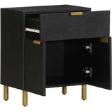  Noćni ormarić crni 50 x 33 x 60 cm od konstruiranog drva | shoptok.hr