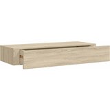  Zidne police s ladicom 2 kom boja hrasta 60 x 23,5 x 10 cm MDF | Eponuda.com