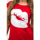 Kesi Blouse with red lip print | shoptok.hr