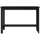  Stol Crna 112 x 50 x 75 cm Čvrsto borovo drvo | Eponuda.com