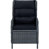  Vrtna jedilna garnitura 7-delna temno siva, (20673458) | Shoptok.si