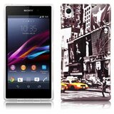 Cadorabo Case, združljiv s Sonyjem z newyorškim kabinskim tiskom - Hard Case zaščitna platnica v trendovskem dizajnu, (20560437) | Shoptok.si